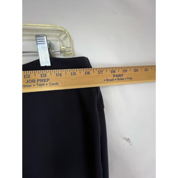 Soft Surroundings Women's Size Large Long Black Straight Leg Pull On Dress Pants - Picture 7 of 10